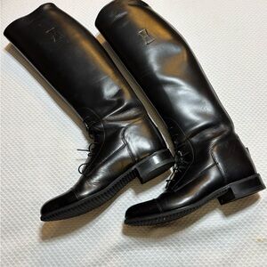 International Boot Company black riding boots